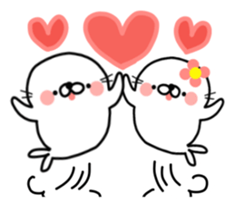 Loving seals 2 sticker #8563972