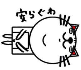 white white cat stickers. sticker #8564458