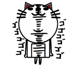 white white cat stickers. sticker #8564464