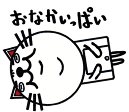 white white cat stickers. sticker #8564469