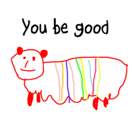 rakugaki de american 3 : scribbling sticker #8564735