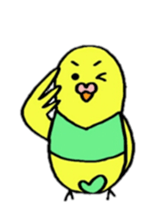 sticker of the small bird. sticker #8566155