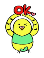 sticker of the small bird. sticker #8566156