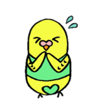 sticker of the small bird. sticker #8566160