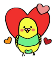 sticker of the small bird. sticker #8566161