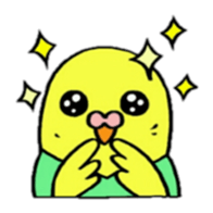 sticker of the small bird. sticker #8566163