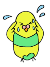 sticker of the small bird. sticker #8566174