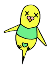 sticker of the small bird. sticker #8566175