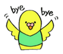 sticker of the small bird. sticker #8566193