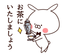 Rabbit butler sticker #8566686