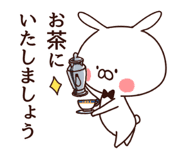 Rabbit butler sticker #8566686