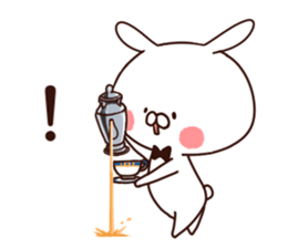 Rabbit butler sticker #8566687