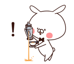 Rabbit butler sticker #8566687