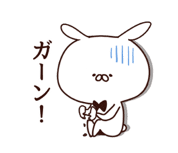 Rabbit butler sticker #8566690