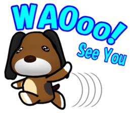 AKIRA of the beagle sticker #8566755