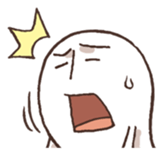 White Nanigashi sticker #8566815