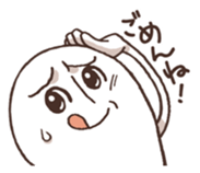 White Nanigashi sticker #8566819