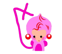 Kawaii pinky sticker #8567042