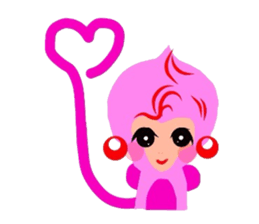 Kawaii pinky sticker #8567043