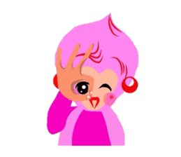 Kawaii pinky sticker #8567070