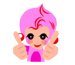 Kawaii pinky sticker #8567071