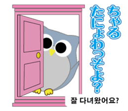 Owl's family part2 (Japanese/Korean) sticker #8567449