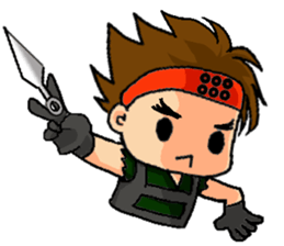 Sanada Ten Braves character Sticker sticker #8567754