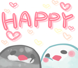 Couple of a java sparrow sticker #8567863