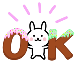 Daily useful rabbit. sticker #8567885