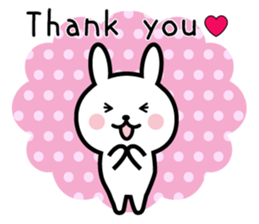 Daily useful rabbit. sticker #8567888