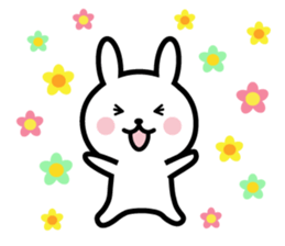 Daily useful rabbit. sticker #8567900