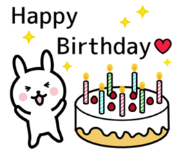 Daily useful rabbit. sticker #8567913