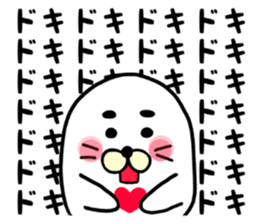 white white azarashi sticker #8568448