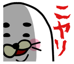 white white azarashi sticker #8568451