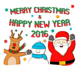 It's time for X'mas and New Year sticker #8568557