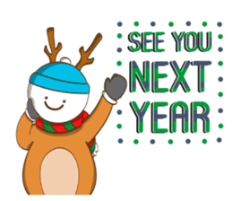 It's time for X'mas and New Year sticker #8568593