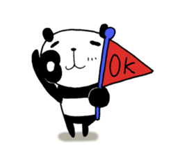 The panda which gives all energy 2 sticker #8569060