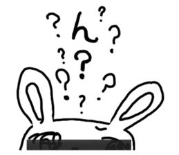 The losing heart Rabbit vol,3(blindfold) sticker #8569102