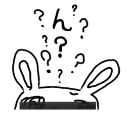 The losing heart Rabbit vol,3(blindfold) sticker #8569102