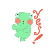frog & friends sticker #8569641