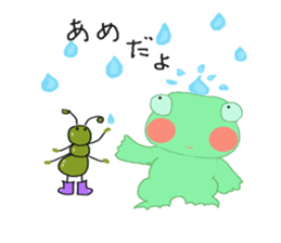 frog & friends sticker #8569644