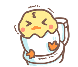 Pednoii little duck sticker #8569722