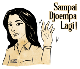 Idjah & Adoel, Moeda Moedi Djaman Doeloe sticker #8570075