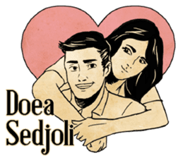 Idjah & Adoel, Moeda Moedi Djaman Doeloe sticker #8570101