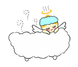 Graffiti smile letter of the angel sticker #8570212