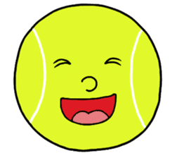 Tennis ball Man sticker #8570376