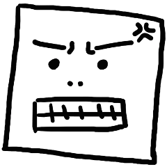 circle, triangle and square sticker