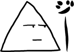 circle, triangle and square sticker sticker #8570764