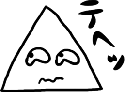 circle, triangle and square sticker sticker #8570772