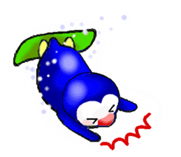 Winter Snowboard Penguin sticker #8571132